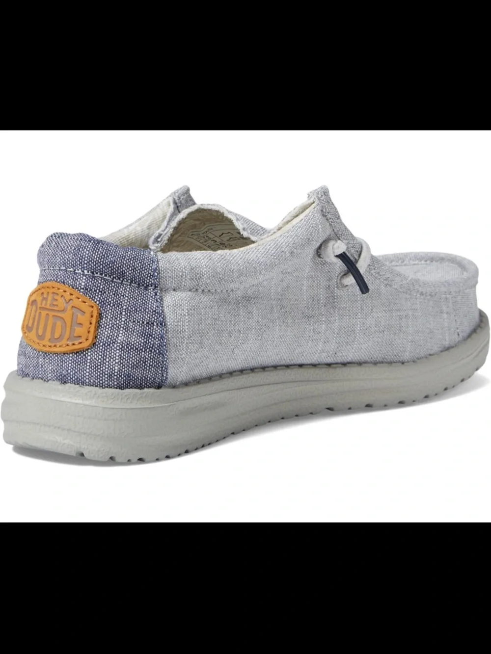 Hey Dude Youth Slip-On Shoes in Steel